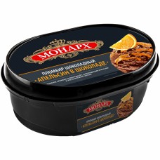 Мороженое Монарх пломбир шоколадный апельсин в шоколаде 460 г